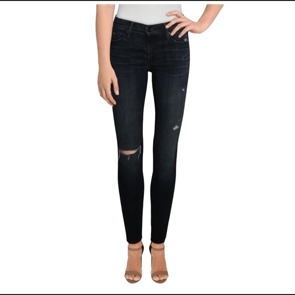 Black Orchid Noah Distressed Ankle Fray Jean Nightingale SZ 25 - Picture 1 of 7